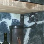 Шатра, беседка, парапет, панти, навес и конзоли от ковано желязо - Еднофамилна къща в гр.Етрополе 01