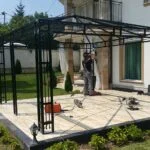 Шатра от гладко желязо